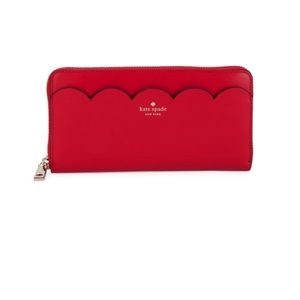 Kate Spade Magnolia Street Braylon Scalloped Clutch Wallet